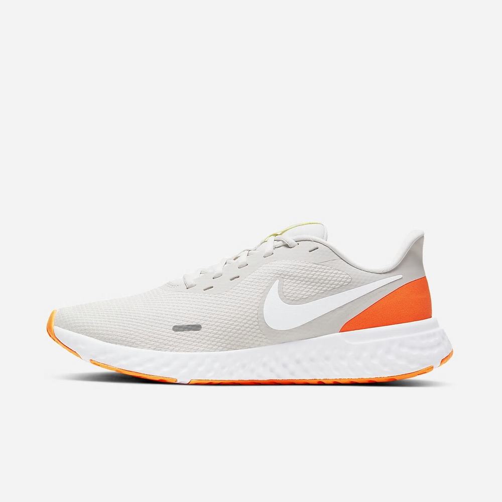 Chaussure De Running Nike Revolution 5 Blanche 2817-640 Platinum Tint/Pink Blast/Lemon Venom/White Homme | LHG-12043133